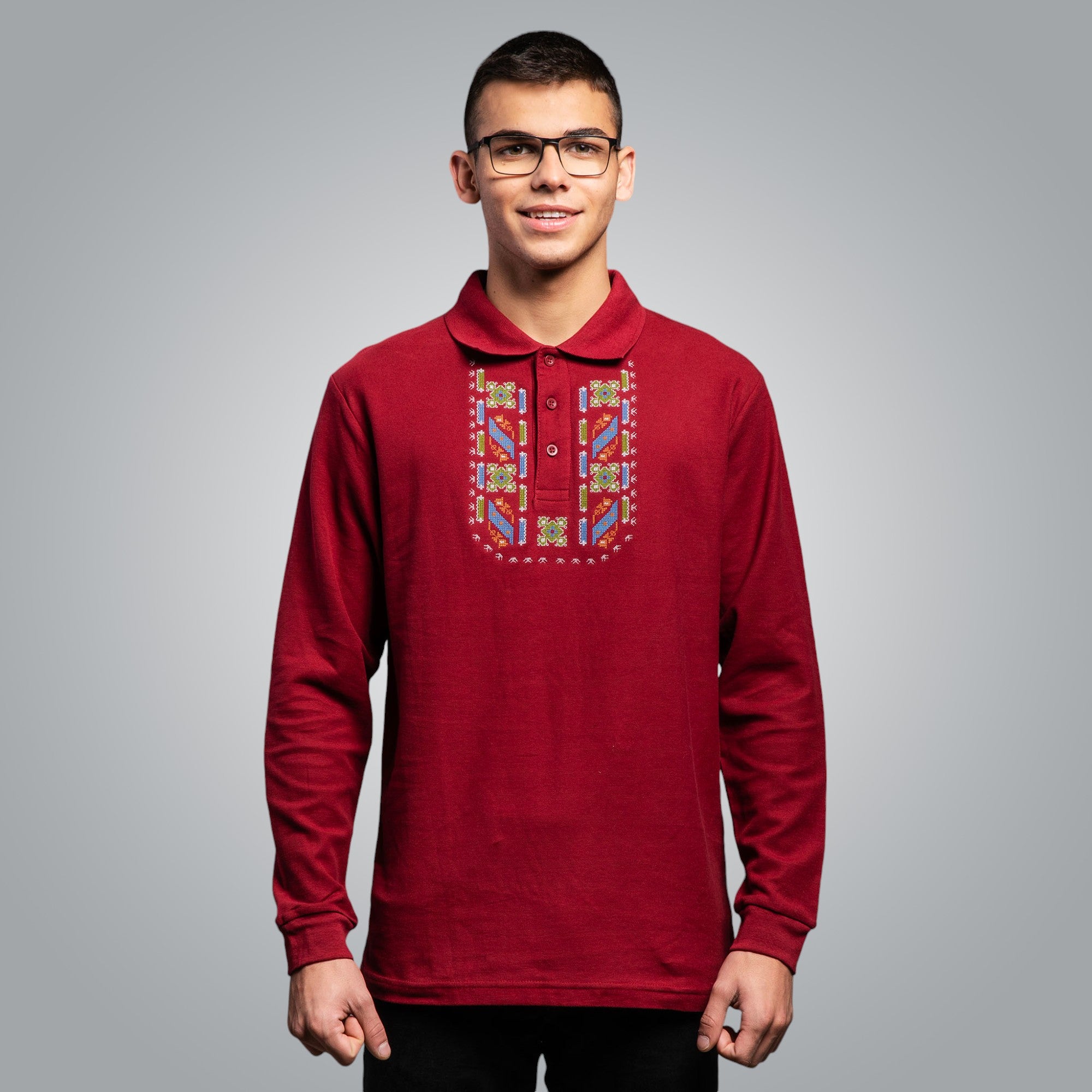 T-shirt with collar &quot;Protection&quot; 