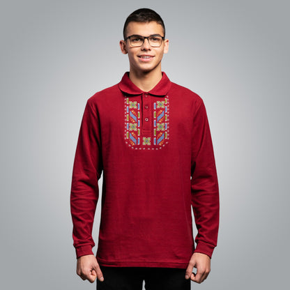 T-shirt with collar &quot;Protection&quot; 