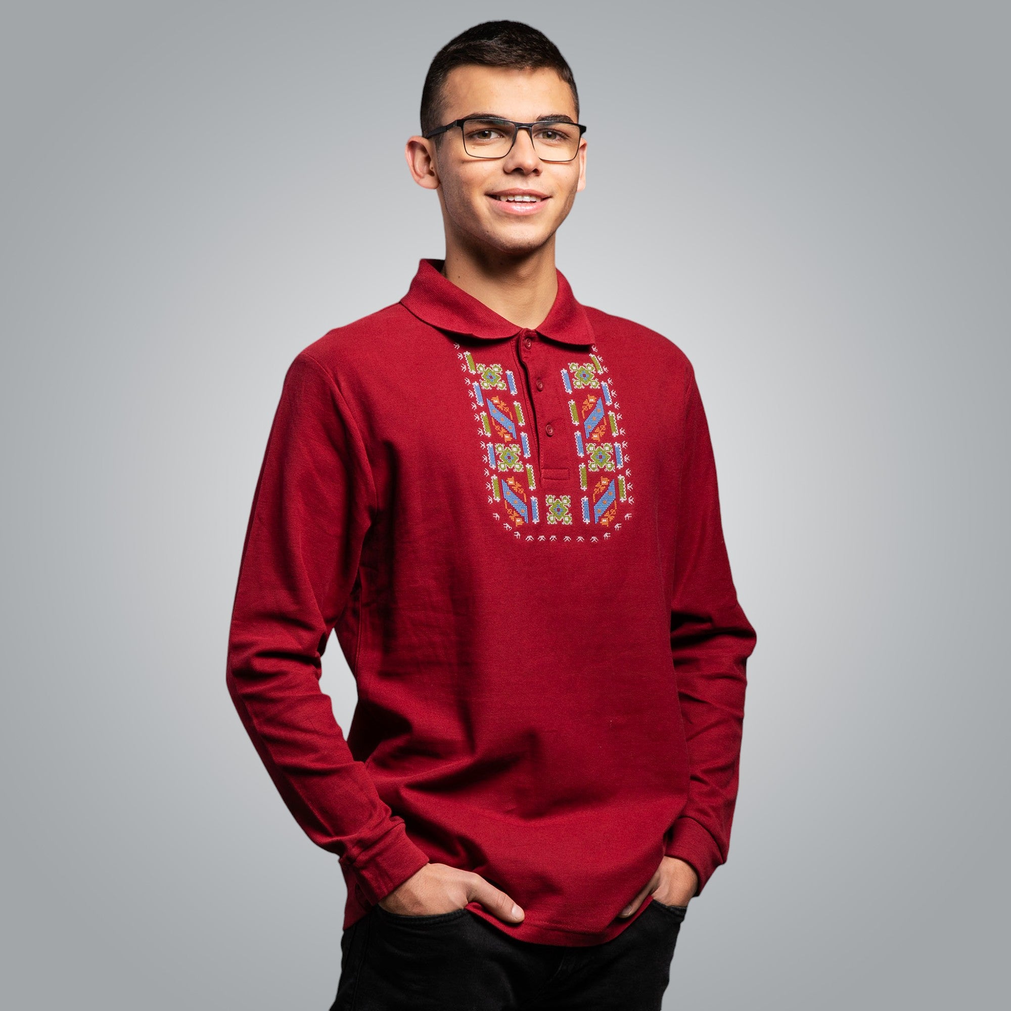 T-shirt with collar &quot;Protection&quot; 