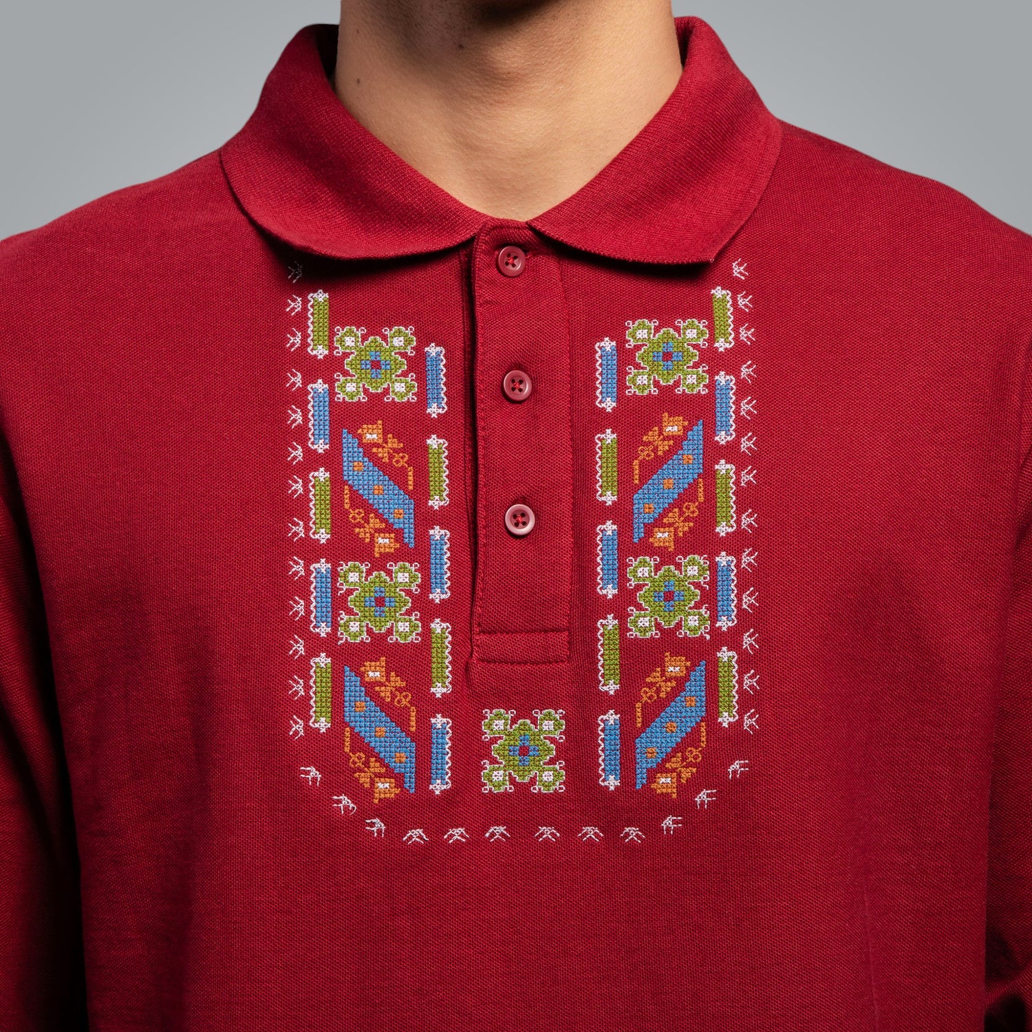 T-shirt with collar &quot;Protection&quot; 