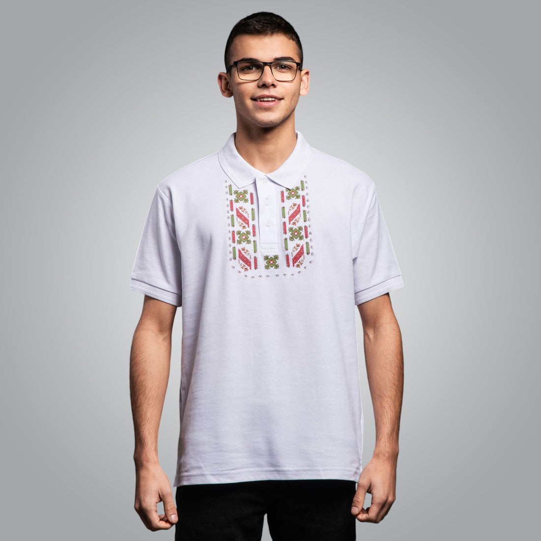 T-shirt with collar &quot;Protection&quot; 