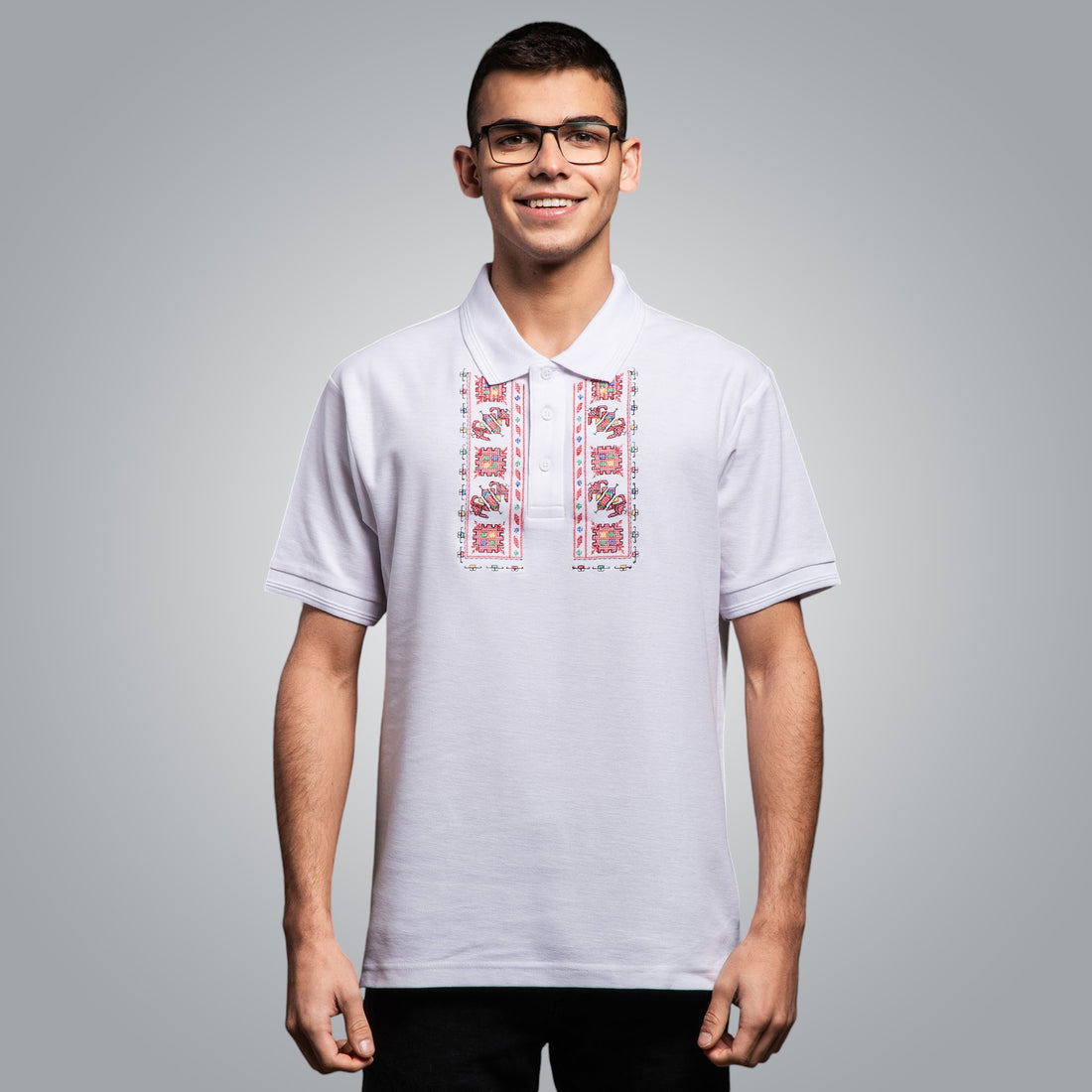 T-shirt with collar &quot;Traditional&quot;