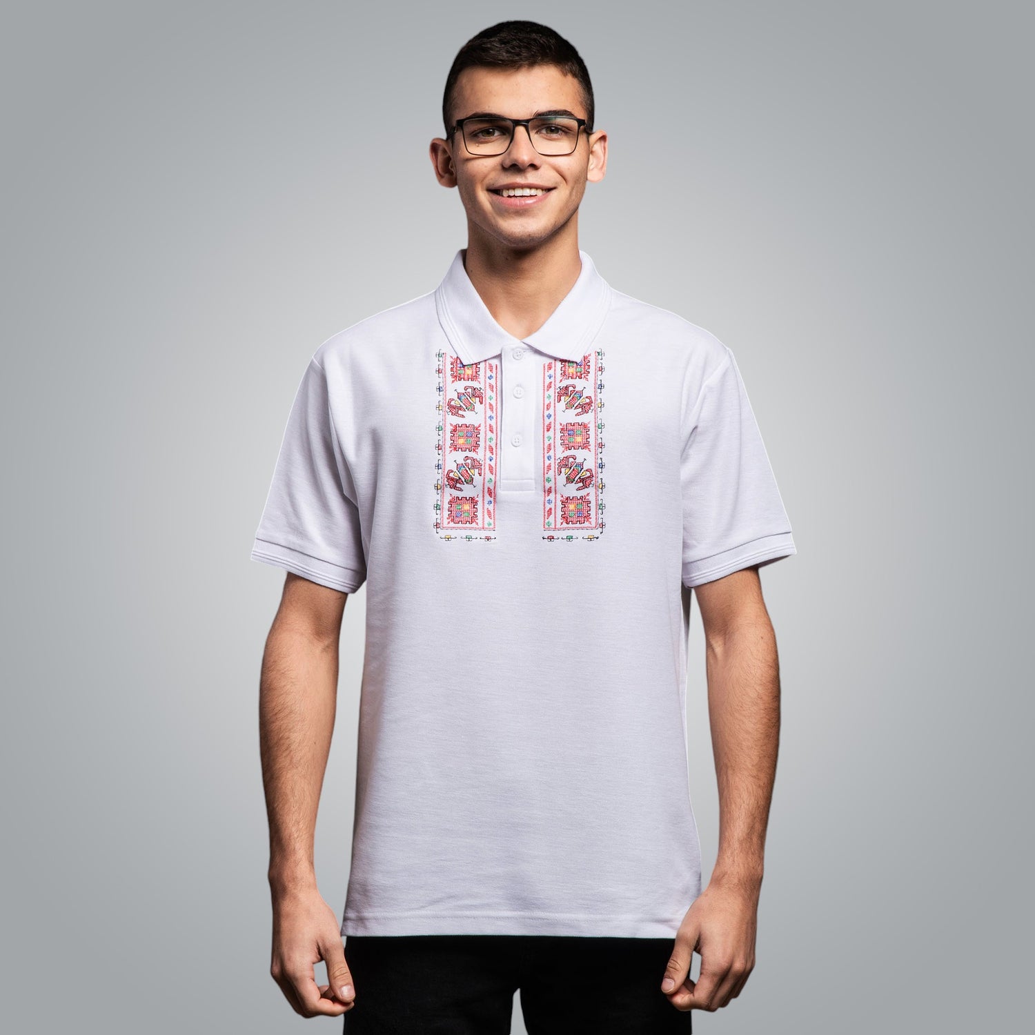 T-shirt with collar &quot;Traditional&quot;