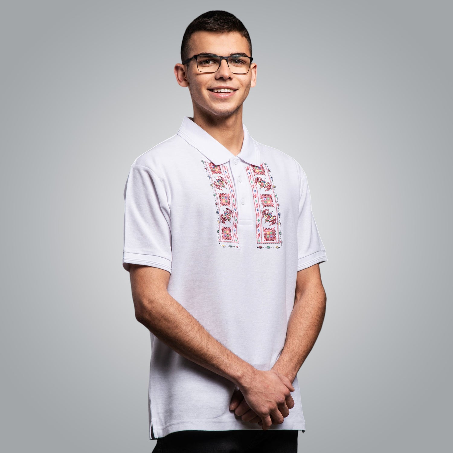 T-shirt with collar &quot;Traditional&quot;