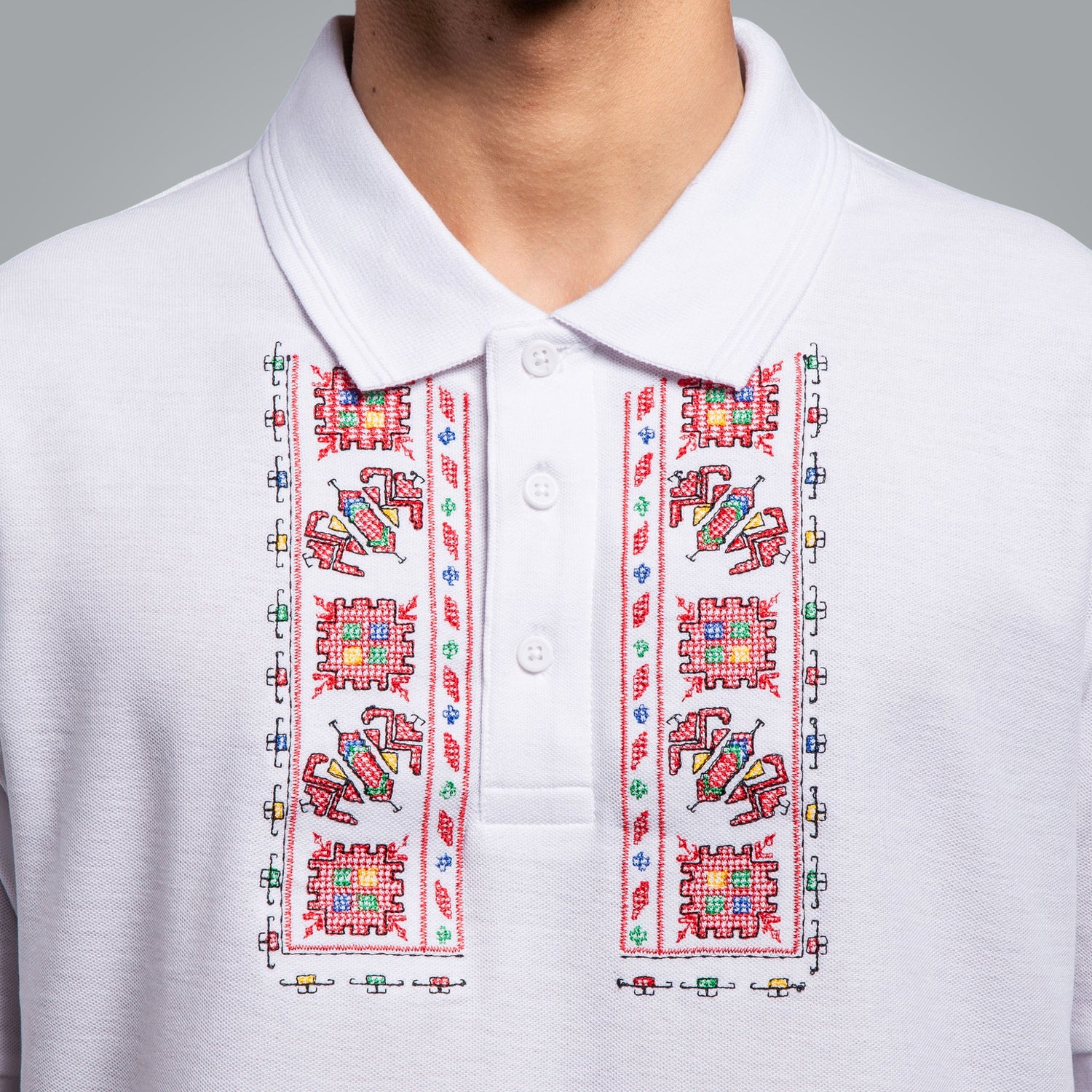T-shirt with collar &quot;Traditional&quot;