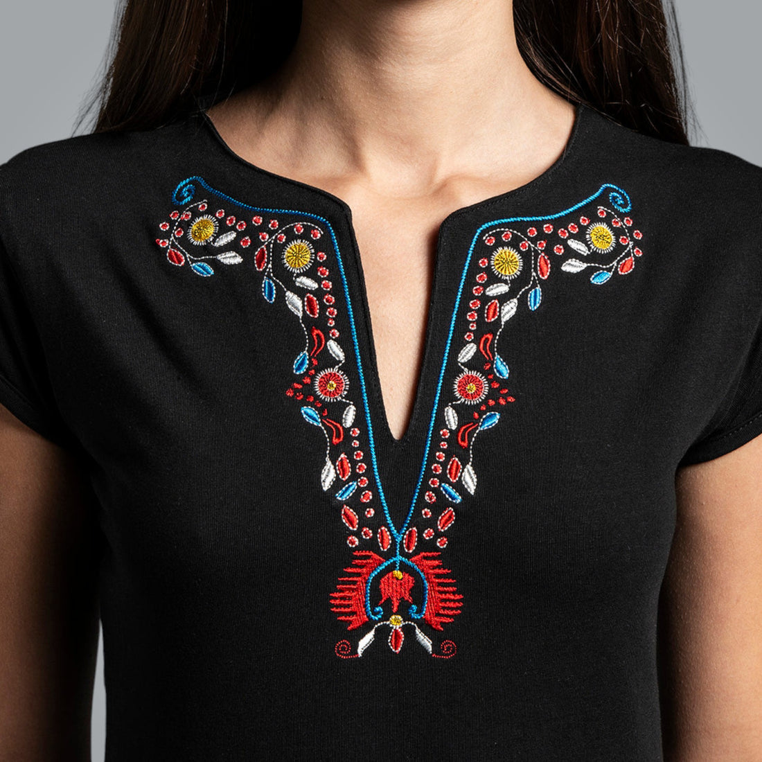 V-neck T-shirt &quot;Fertility&quot;