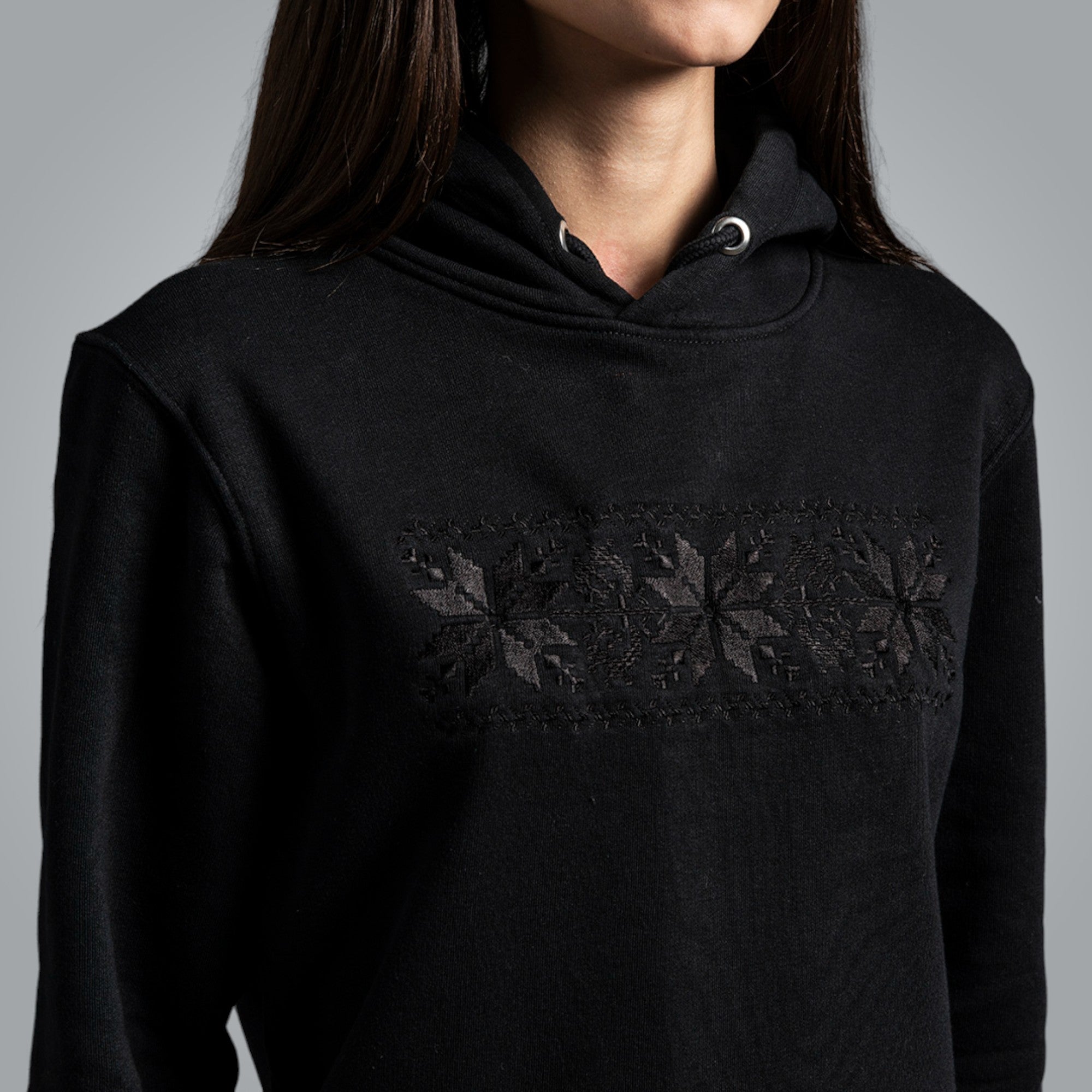 Long hooded blouse &quot;Kapanska&quot;