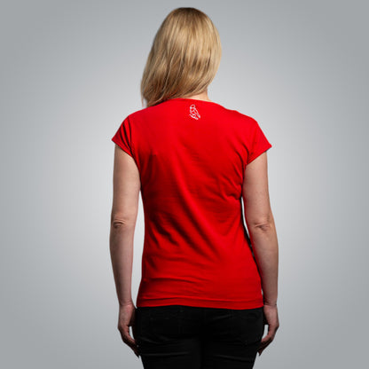 V-neck t-shirt with Shopsko motifs