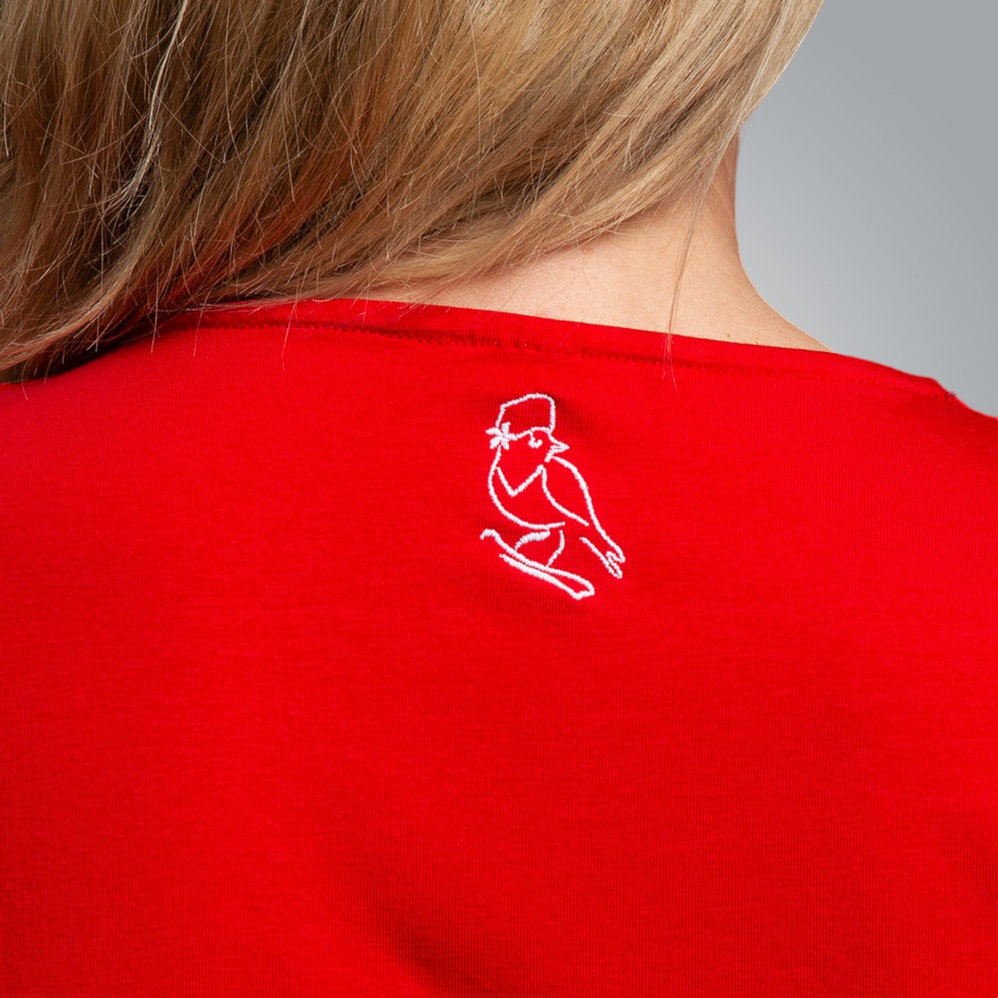V-neck t-shirt with Shopsko motifs