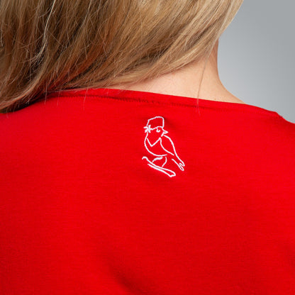 V-neck t-shirt with Shopsko motifs