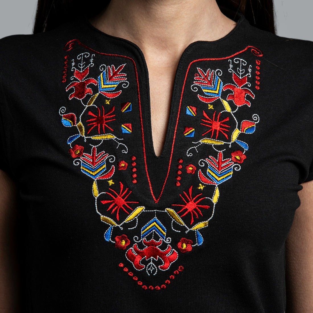 V-neck T-shirt - &quot;Samokovska&quot;