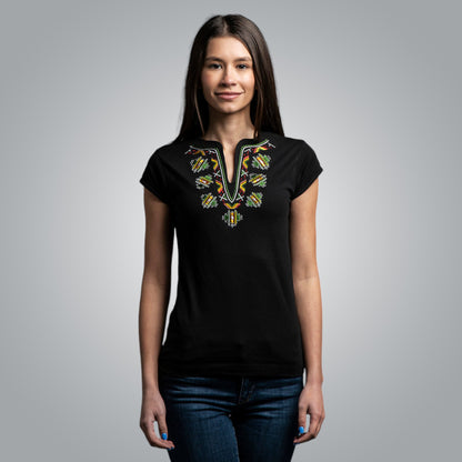 V-neck T-shirt &quot;from Shopluka&quot;