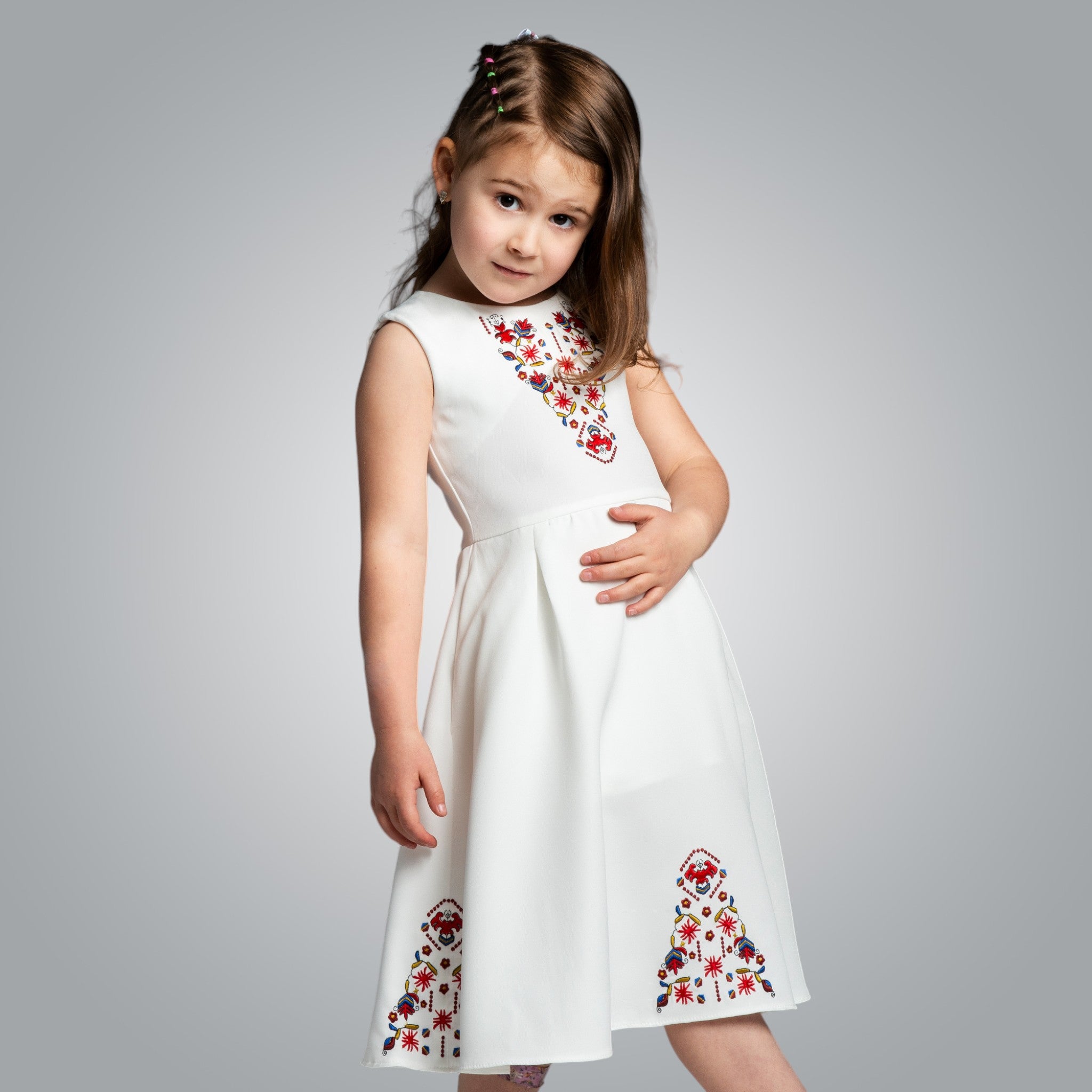 Dress with Samokov embroidery