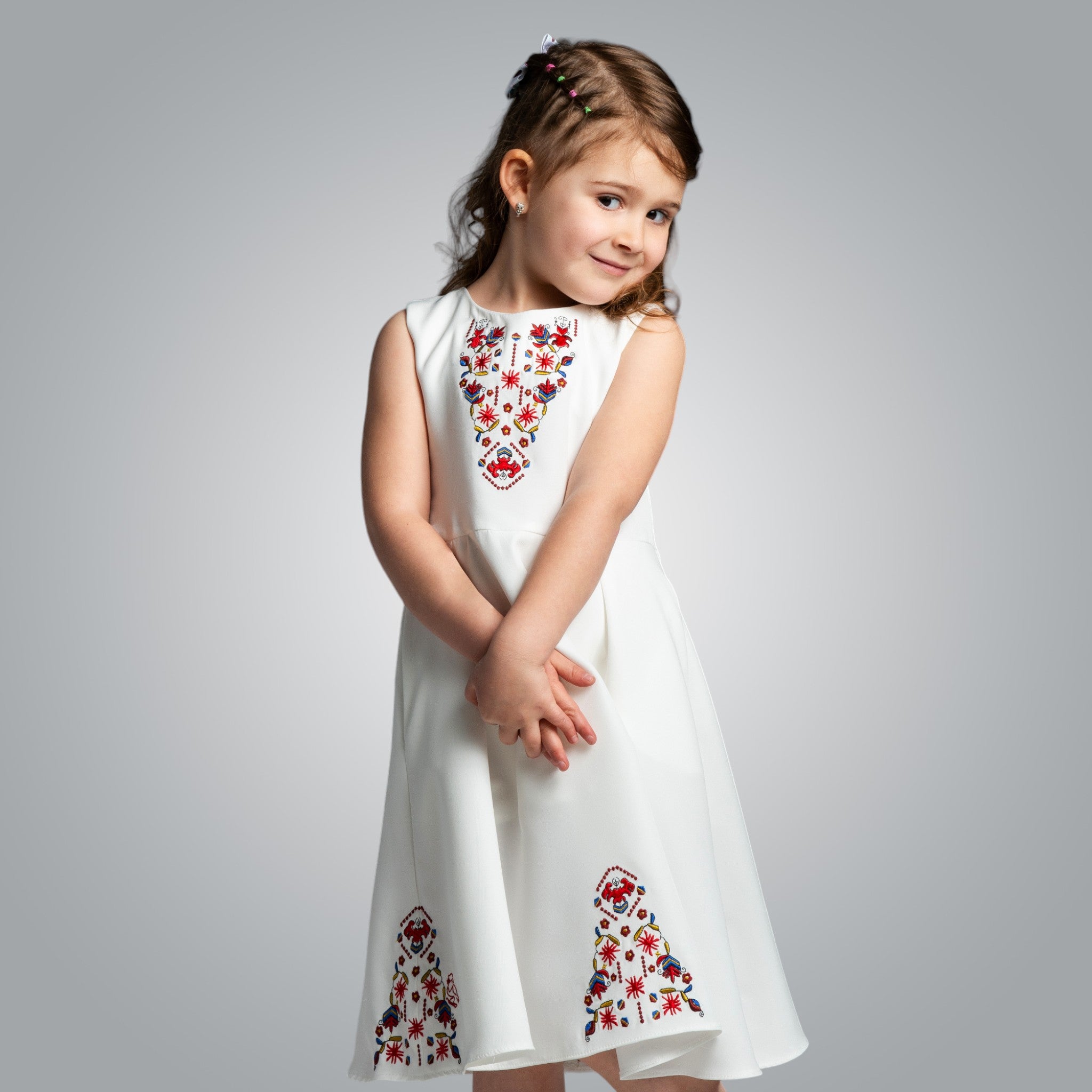 Dress with Samokov embroidery