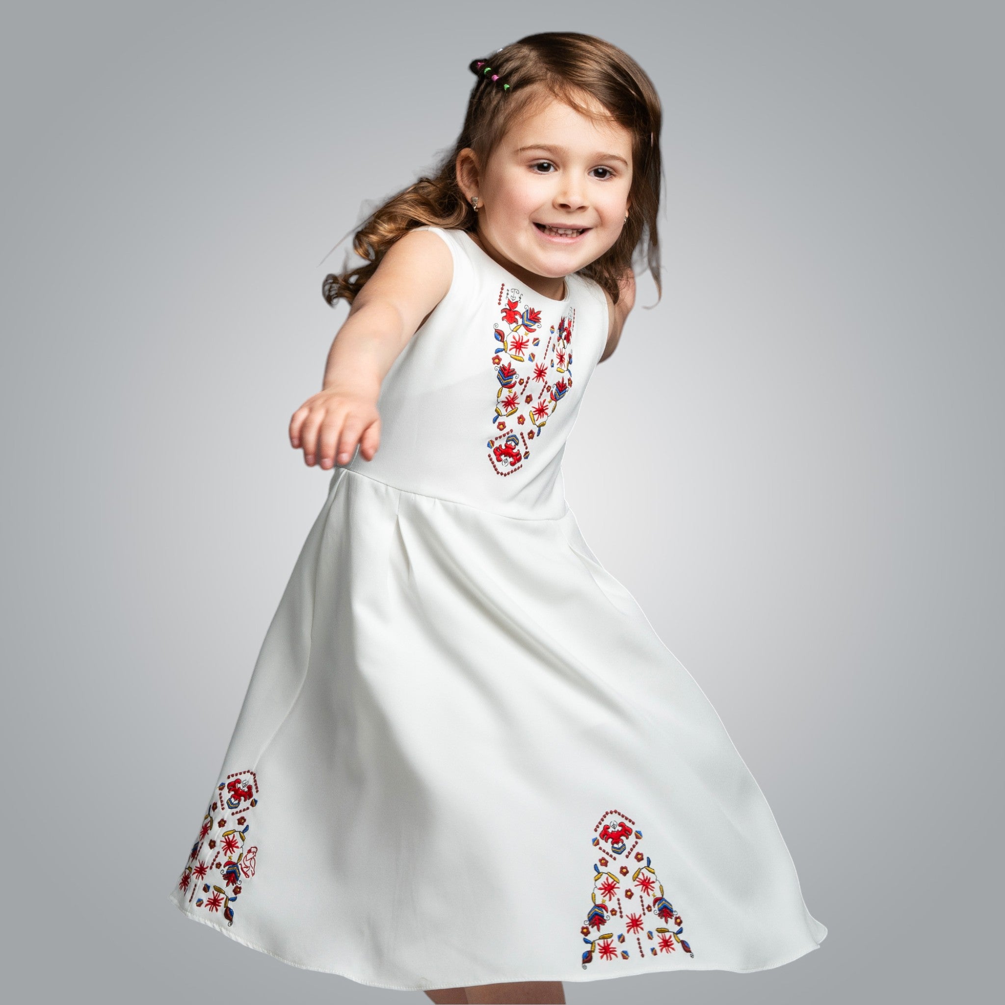 Dress with Samokov embroidery