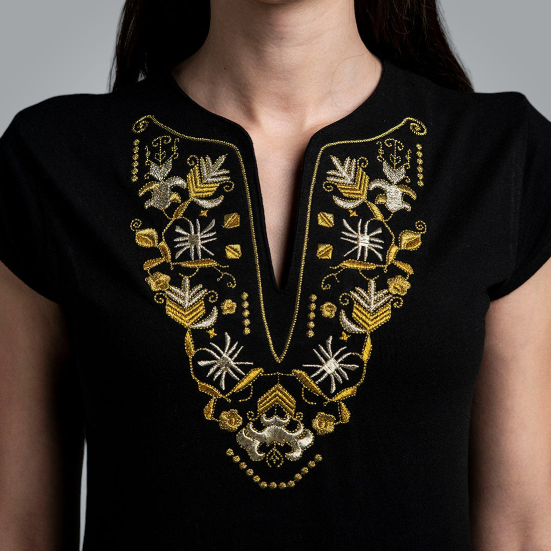 V-neck T-shirt - &quot;Samokovska&quot;