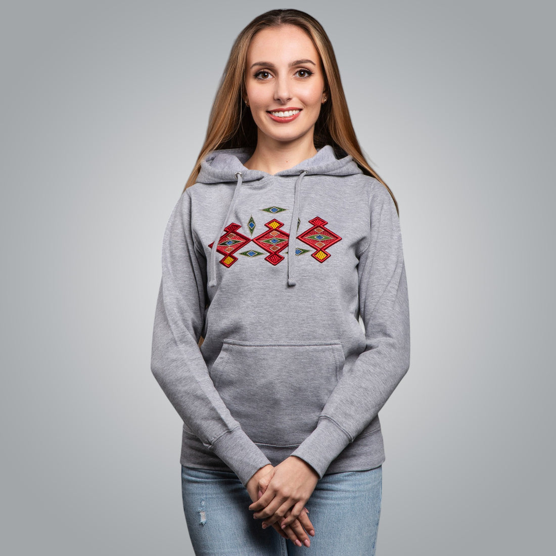 Blouse with hood &quot;Kanatitsa&quot; 3D