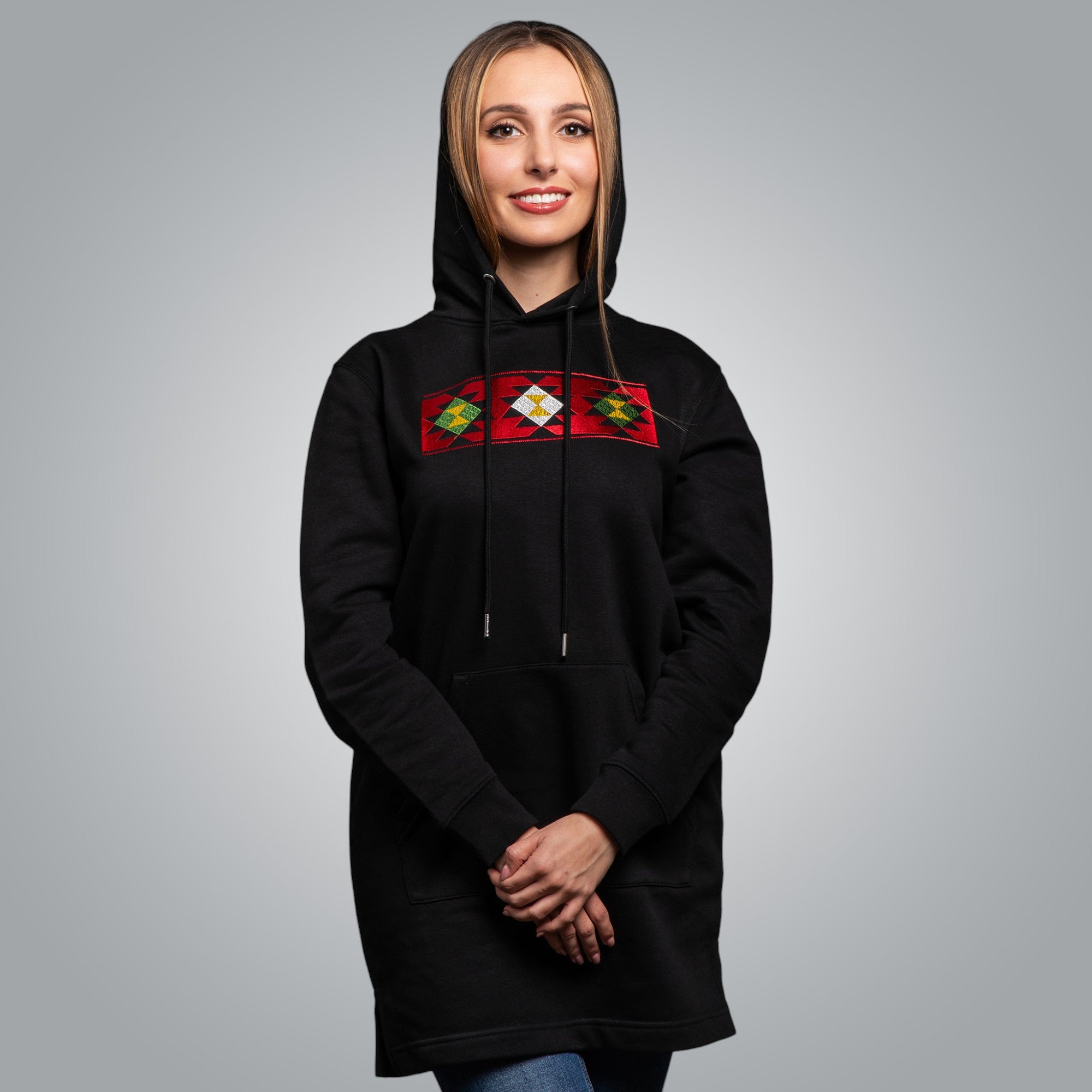 Long hooded blouse &quot;Kapanska&quot;