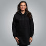 Long hooded blouse 