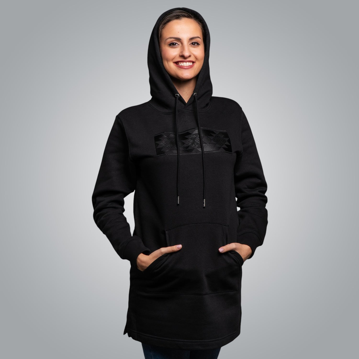 Long hooded blouse &quot;Kapanska&quot;