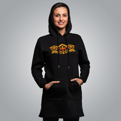 Long hooded blouse &quot;Kapanska&quot;