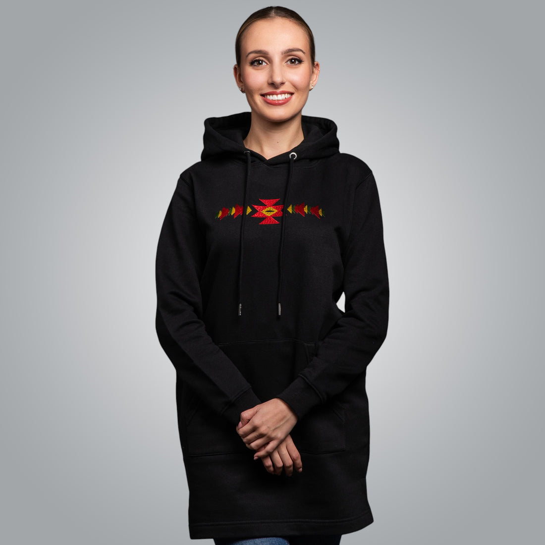 Long hooded blouse &quot;Kapanska&quot;