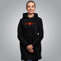 Long hooded blouse 