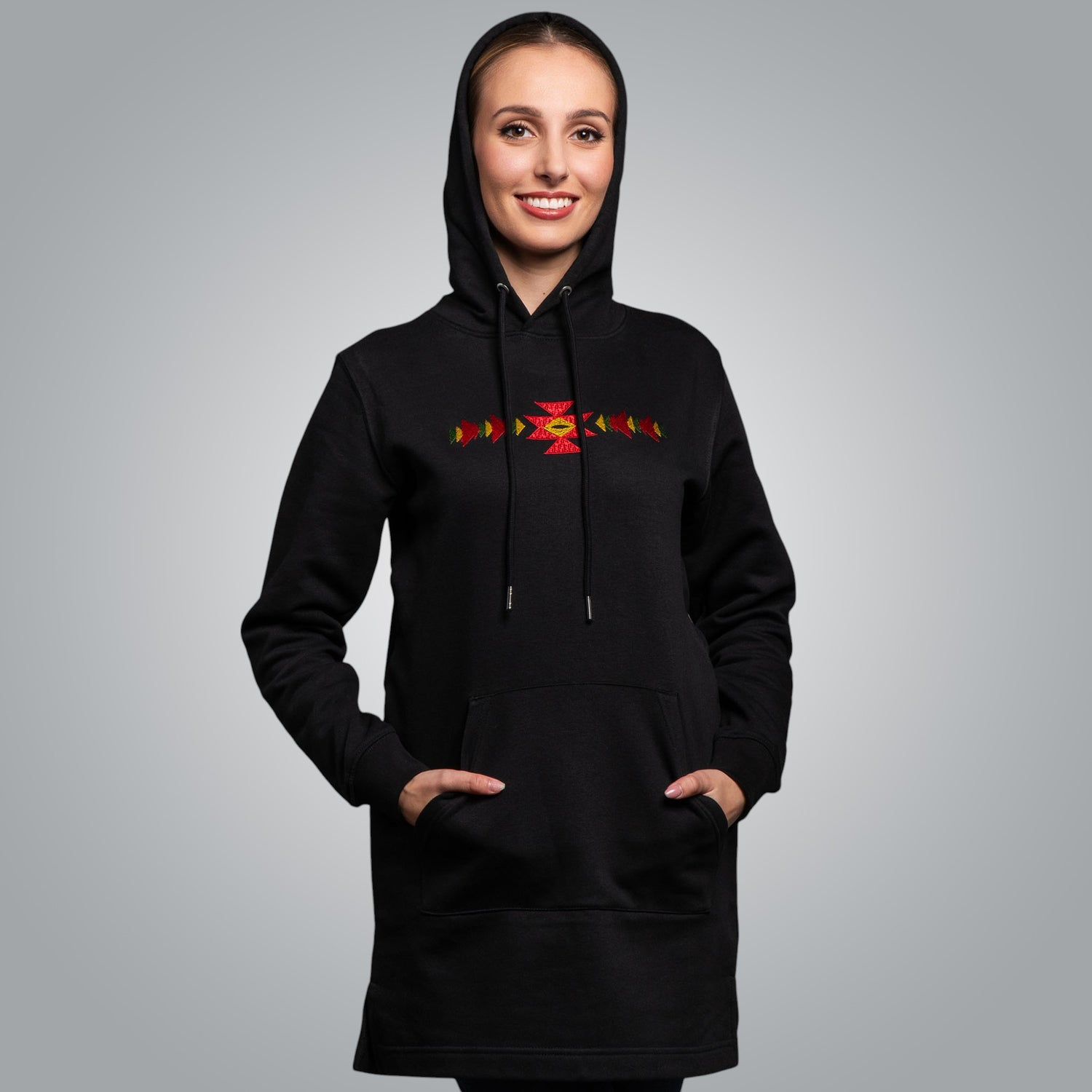 Long hooded blouse &quot;Kapanska&quot;