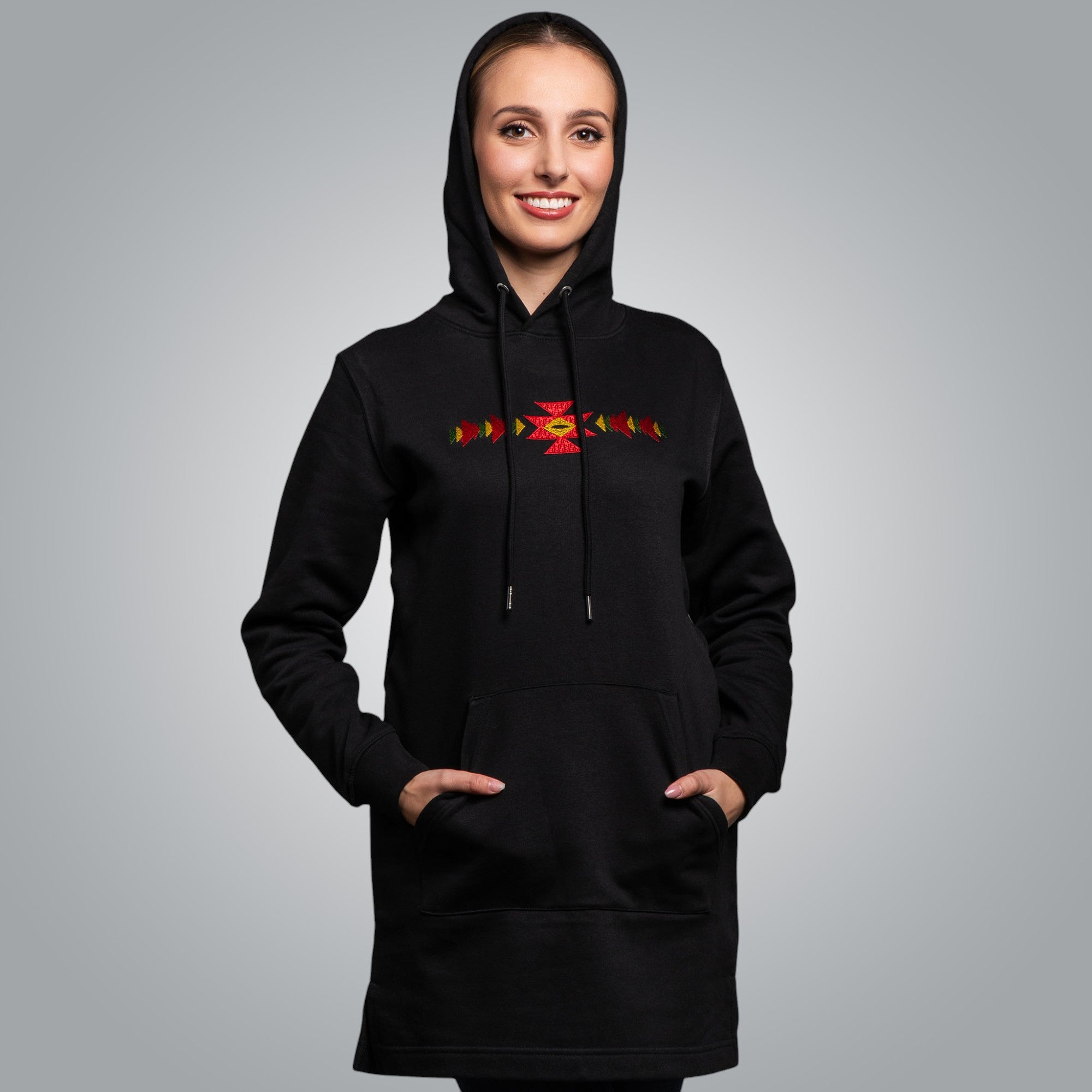 Long hooded blouse &quot;Kapanska&quot;