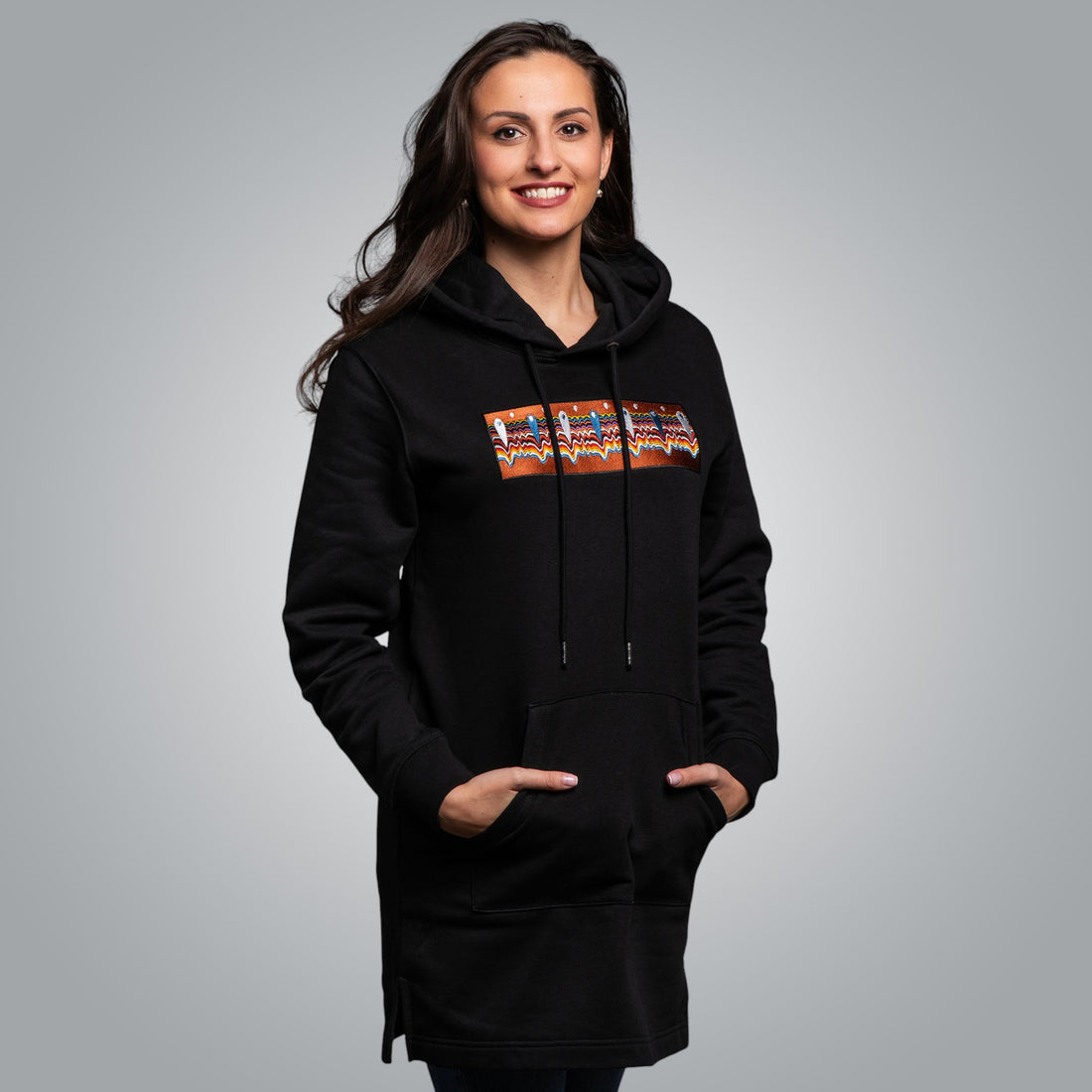 Long hooded blouse &quot;Kapanska&quot;