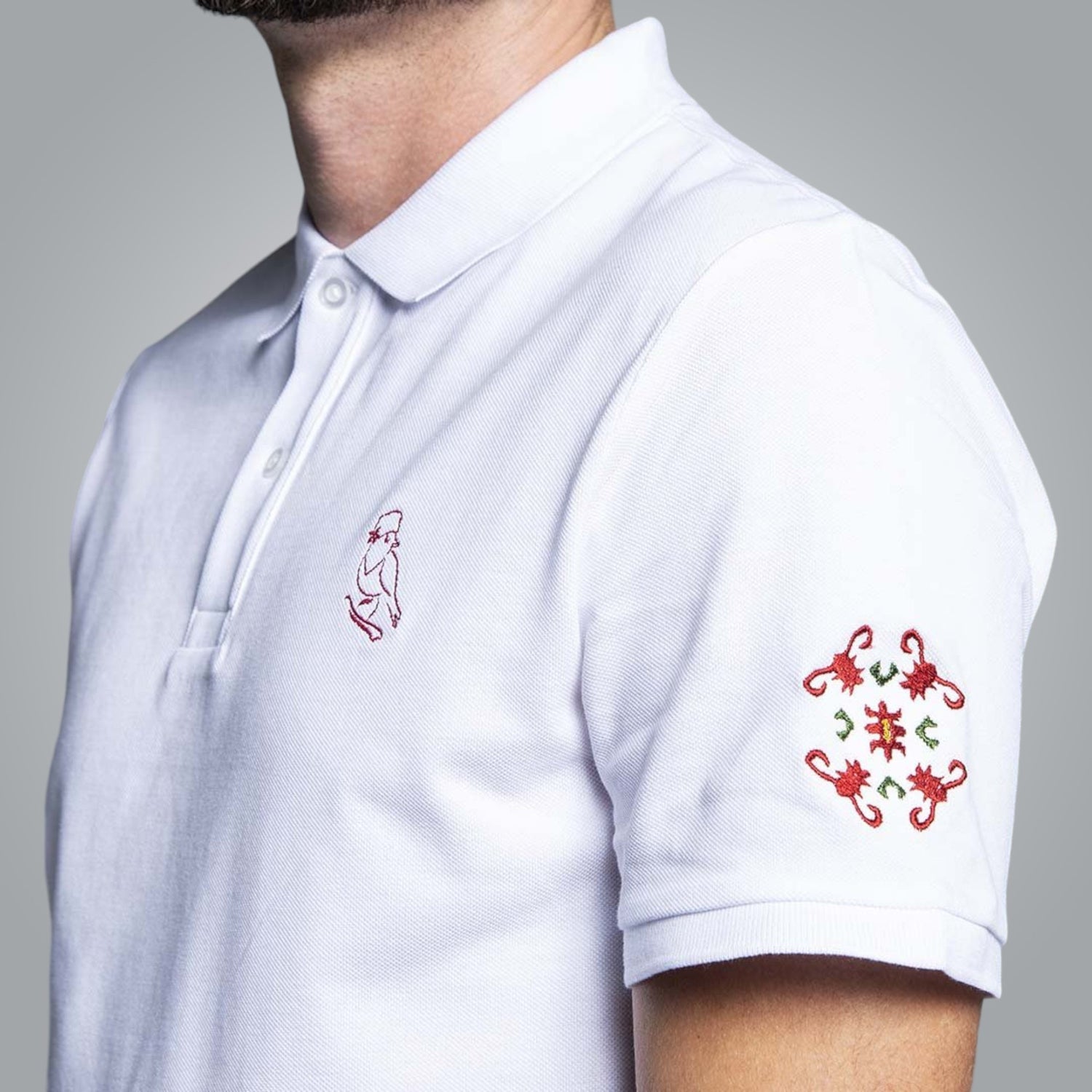 T-shirt with collar &quot;Bukranius&quot; 