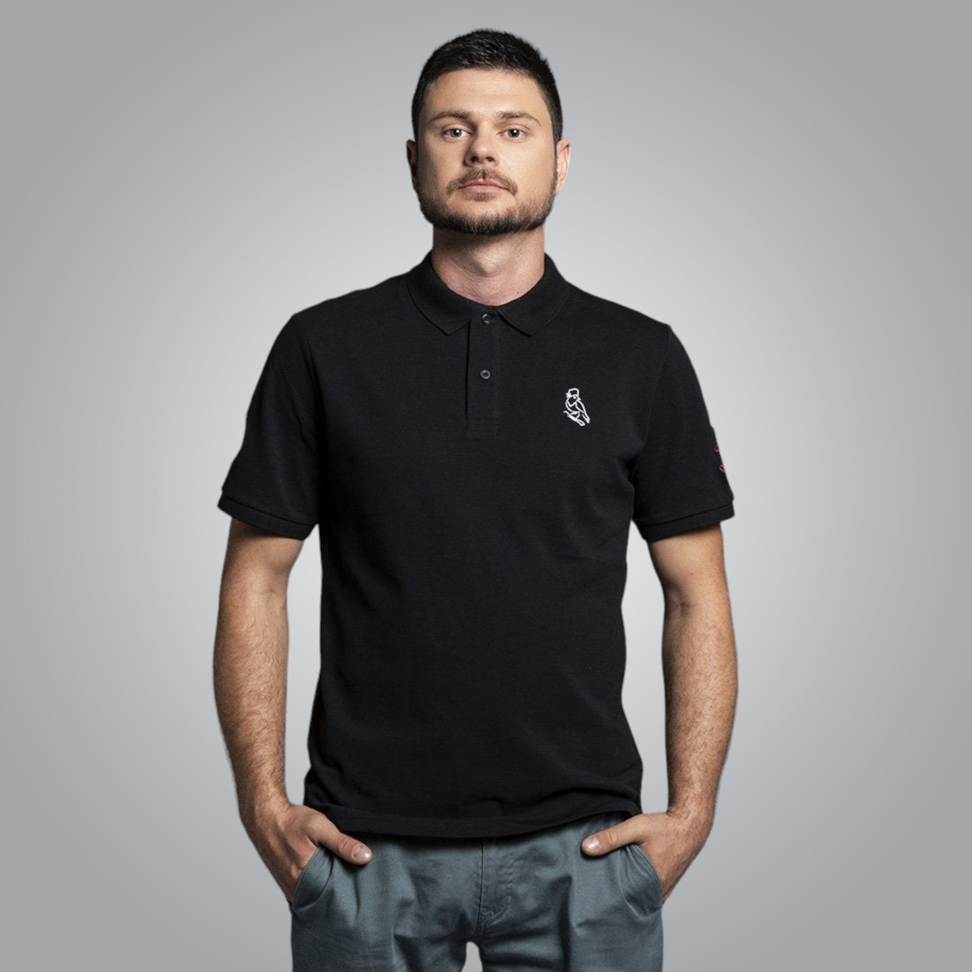 T-shirt with collar &quot;Bukranius&quot; 