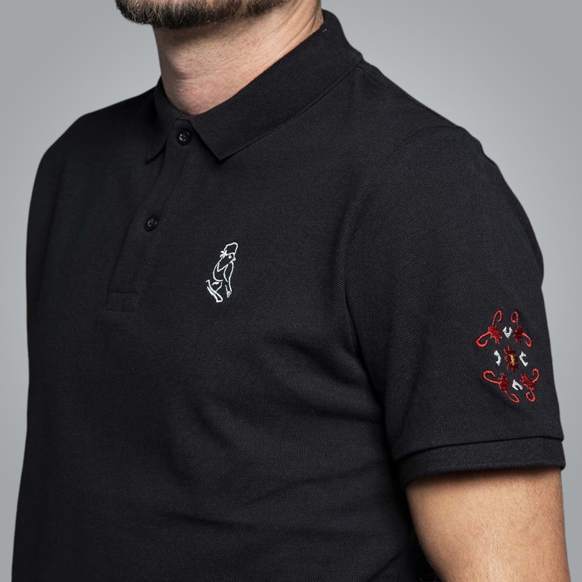 T-shirt with collar &quot;Bukranius&quot; 