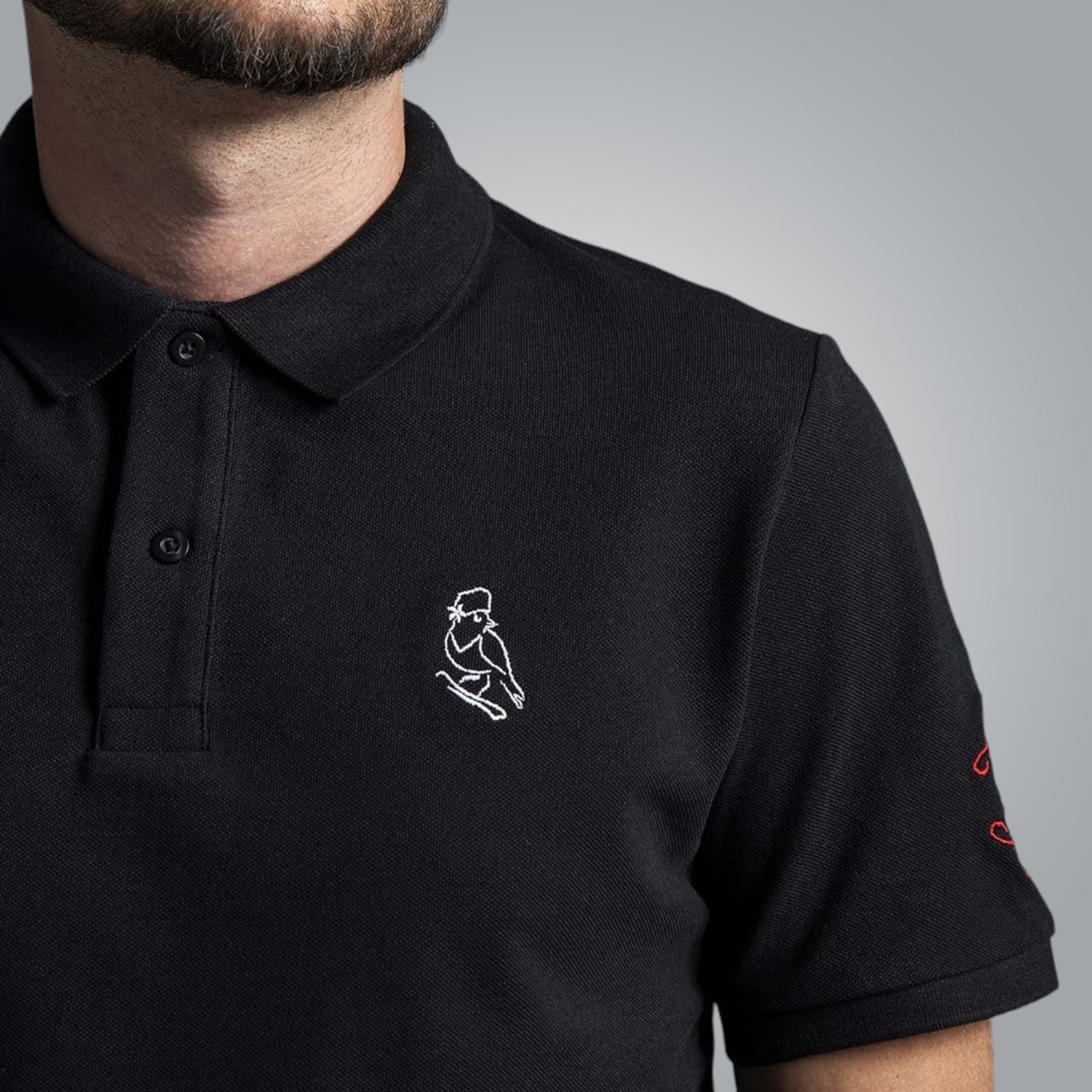 T-shirt with collar &quot;Bukranius&quot; 