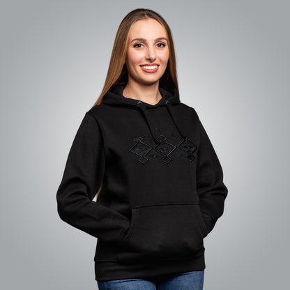 Blouse with hood &quot;Kanatitsa&quot; 3D