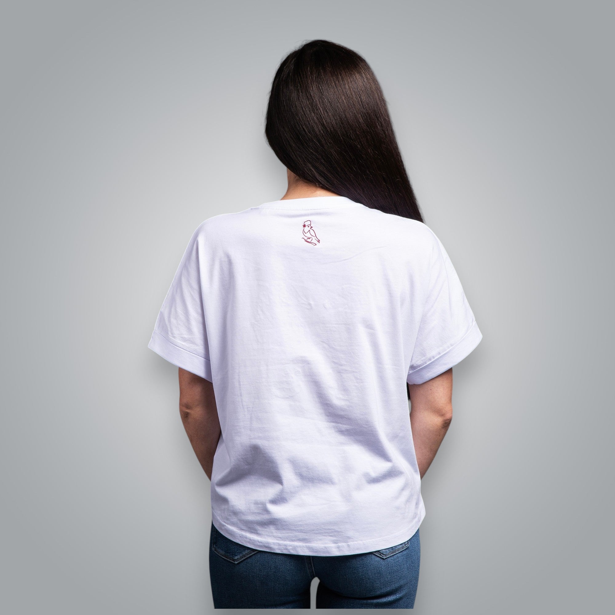 Уголемена дамска тениска "Морски кончета"