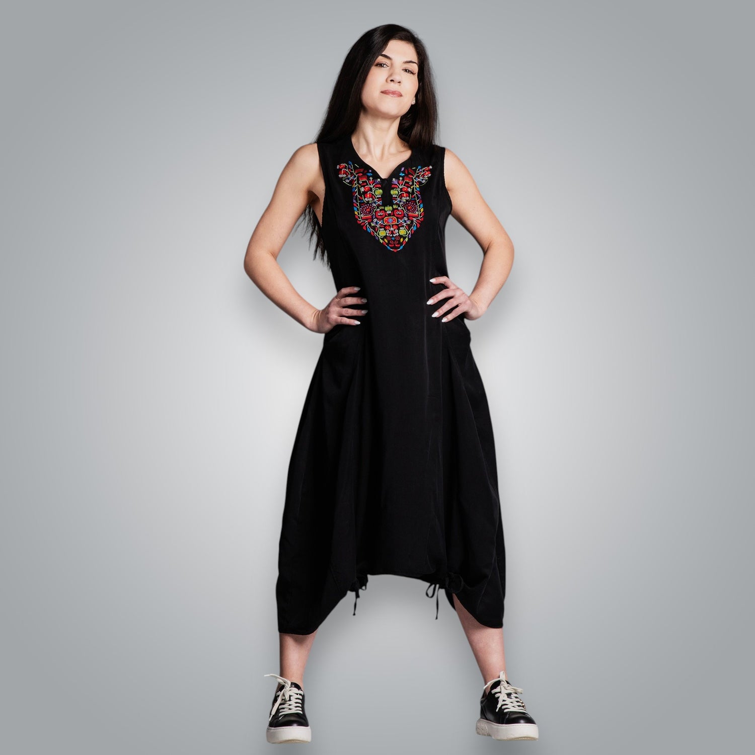 Dress with Samokov embroidery