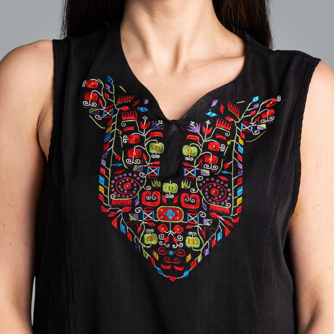 Dress with Samokov embroidery