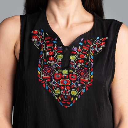 Dress with Samokov embroidery