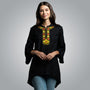 Women's shirt with embroidery made of Elhovski fabric