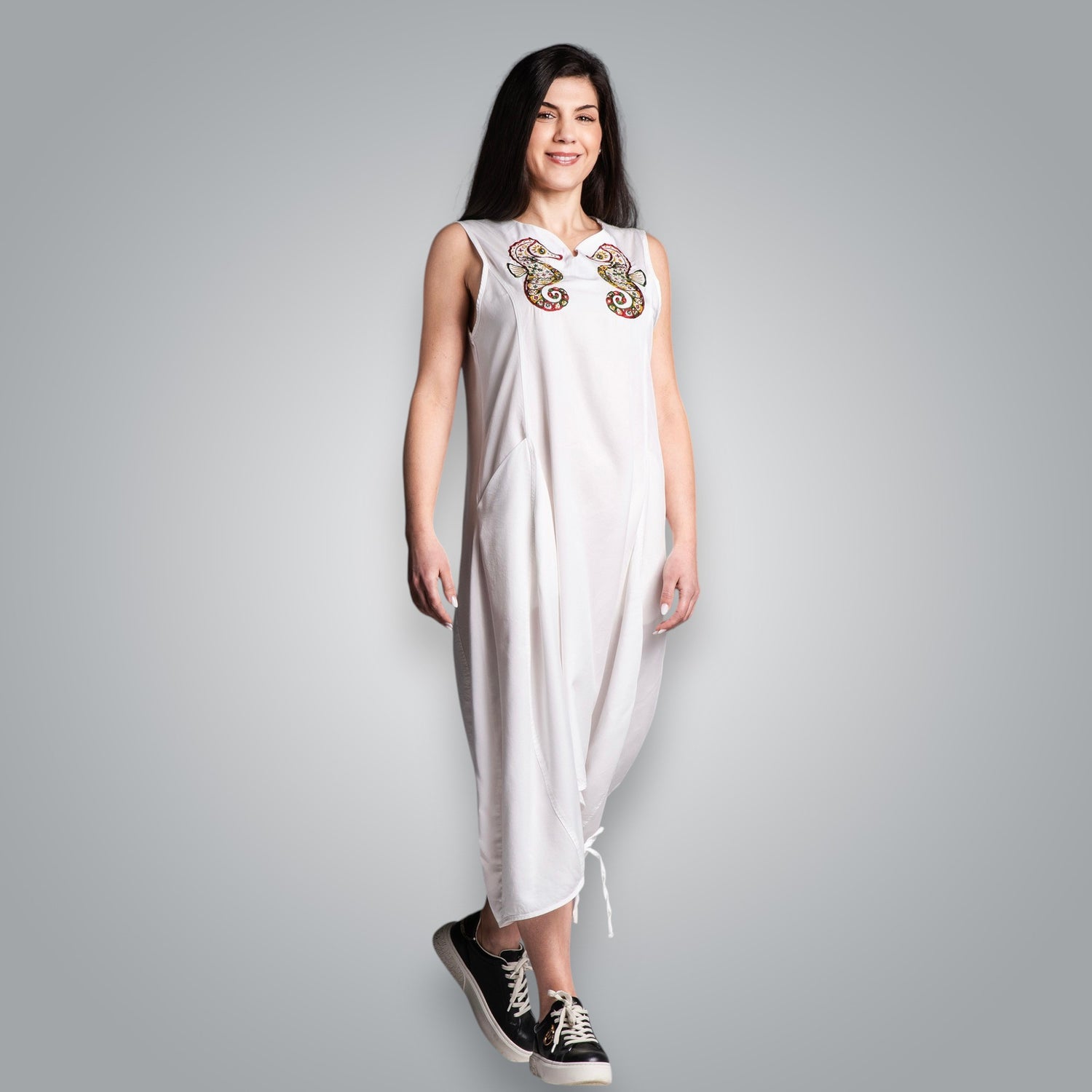 Dress with Samokov embroidery