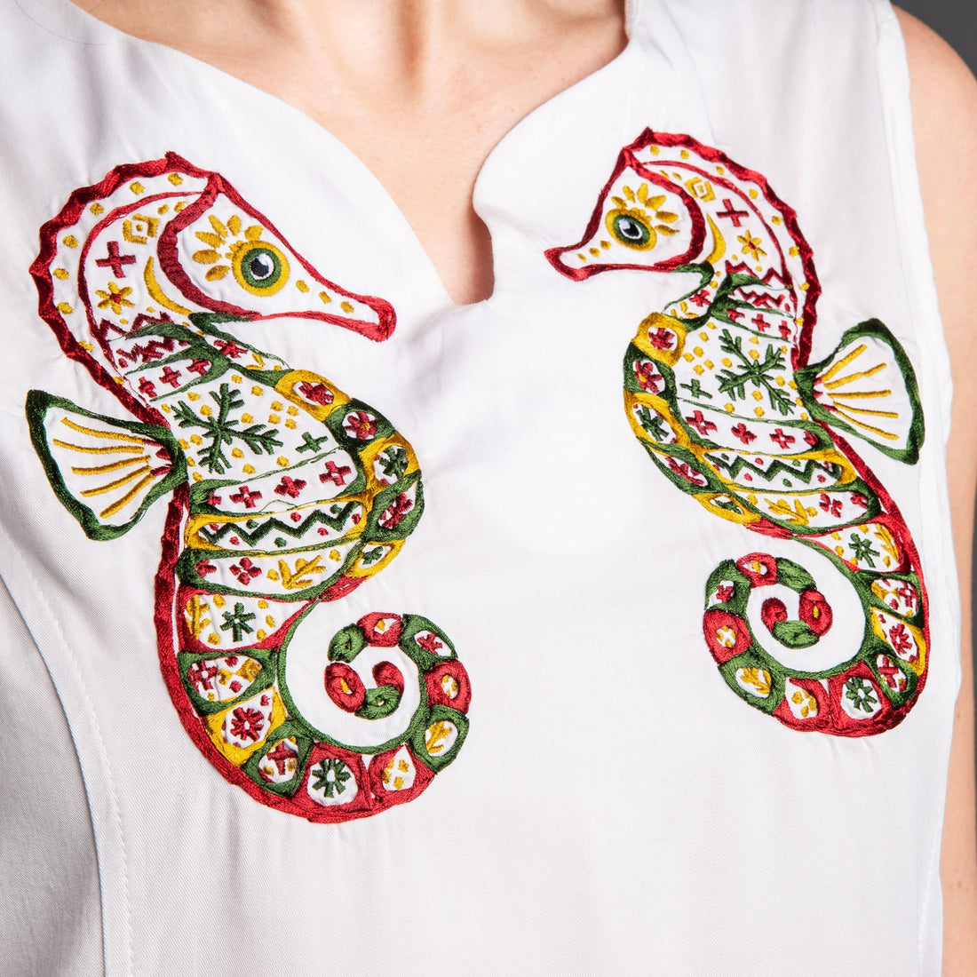 Dress with Samokov embroidery