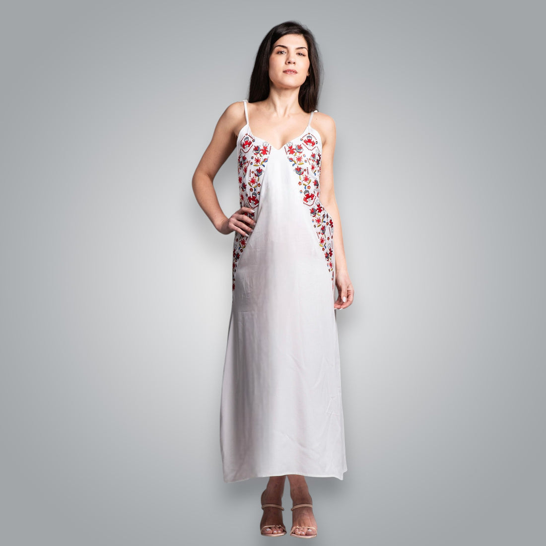 Dress with Samokov embroidery