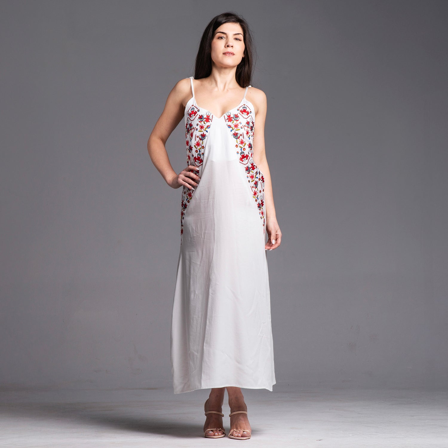 Dress with Samokov embroidery