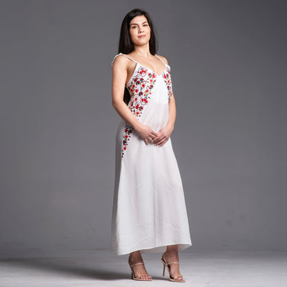 Dress with Samokov embroidery