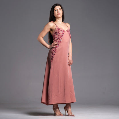 Dress with Samokov embroidery