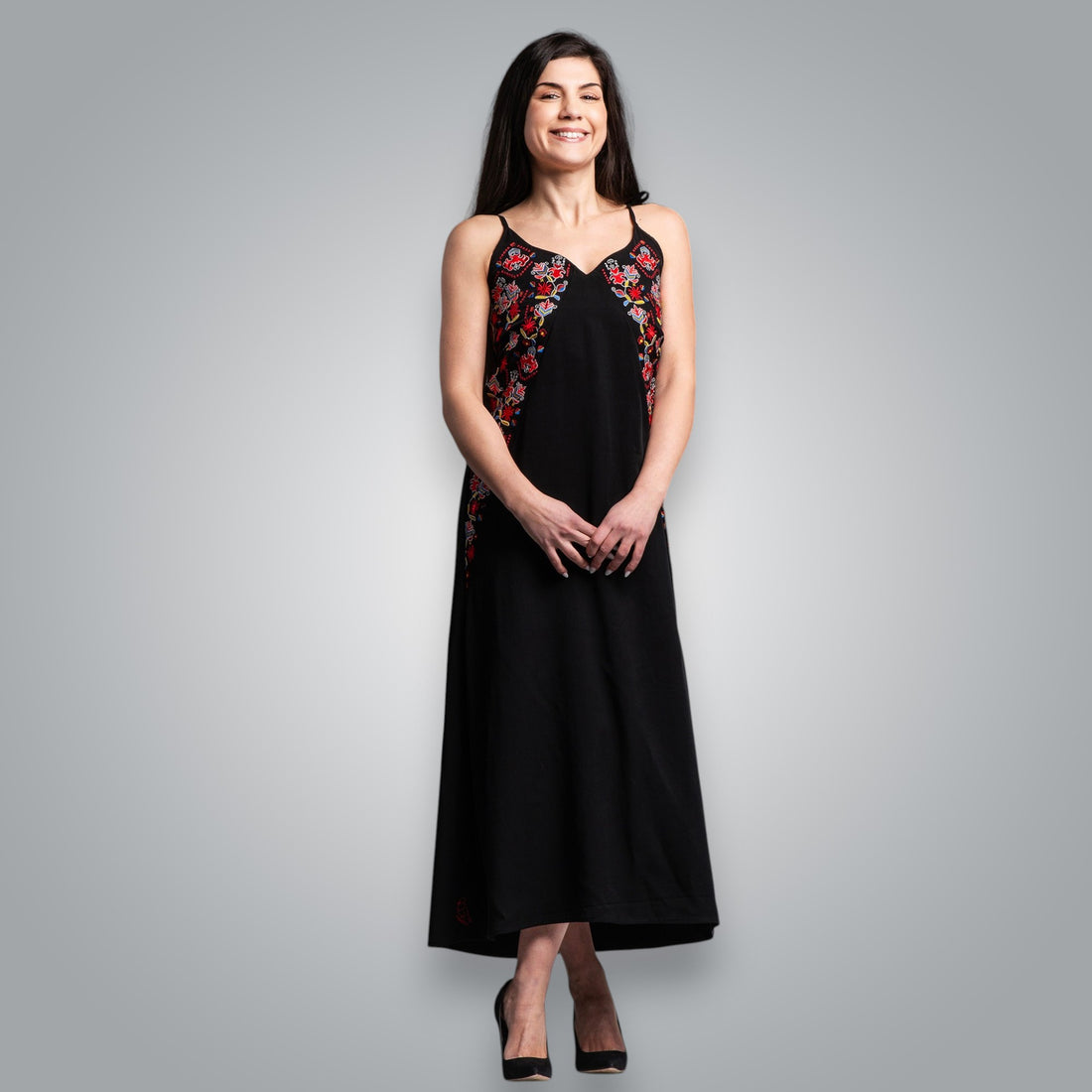 Dress with Samokov embroidery