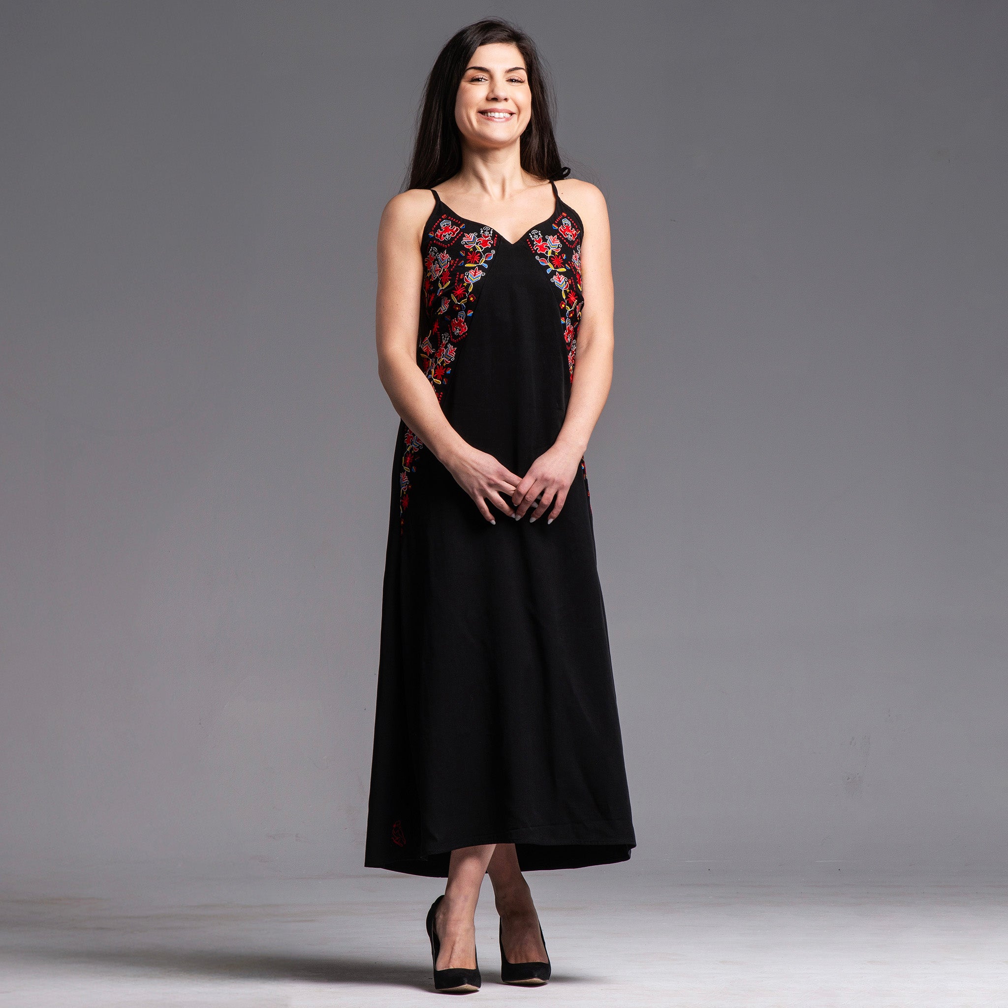 Dress with Samokov embroidery
