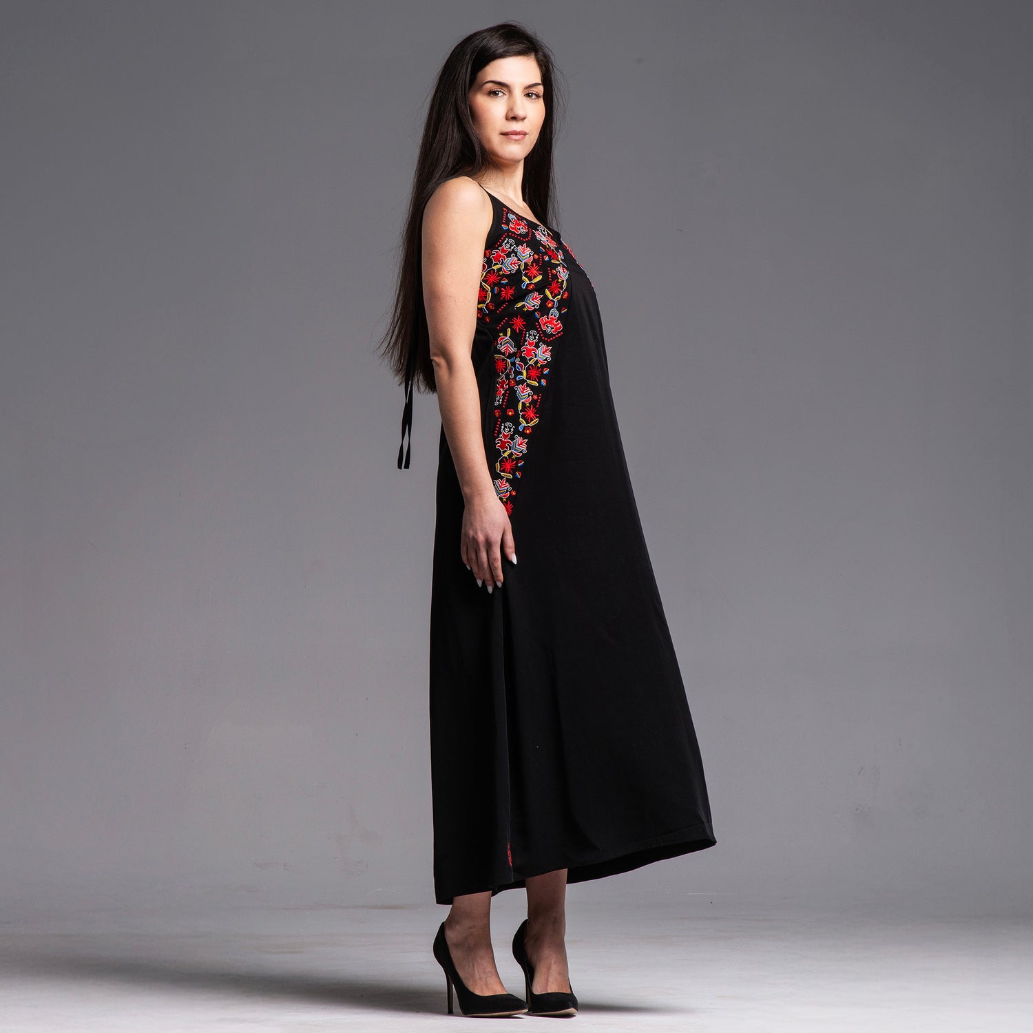 Dress with Samokov embroidery